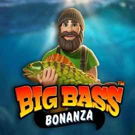 Big Bass Bonanza slot logo by Pragmatic Play at Pelikaani Casino