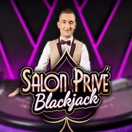 Blackjack Salon Privé online game logo by Ezugi on pelikaanicasinos-fi.com
