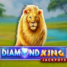 Diamond King Jackpots logo – Jackpots by SpinPlay Games at Pelikaani Casino