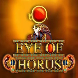 Eye of Horus online game logo by RTG (Reel Time Gaming) on pelikaanicasinos-fi.com