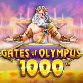 Gates of Olympus 1000 logo – Slots by Pragmatic Play at Pelikaani Casino