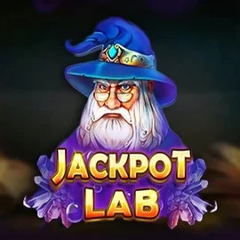 Jackpot Lab slot logo by Platipus at Pelikaani Casino