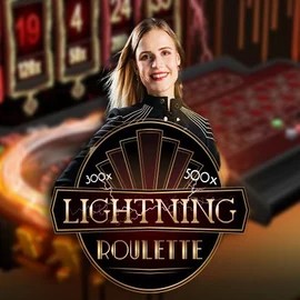 Lightning Roulette game by Evolution – logo hosted on Pelikaani Casino