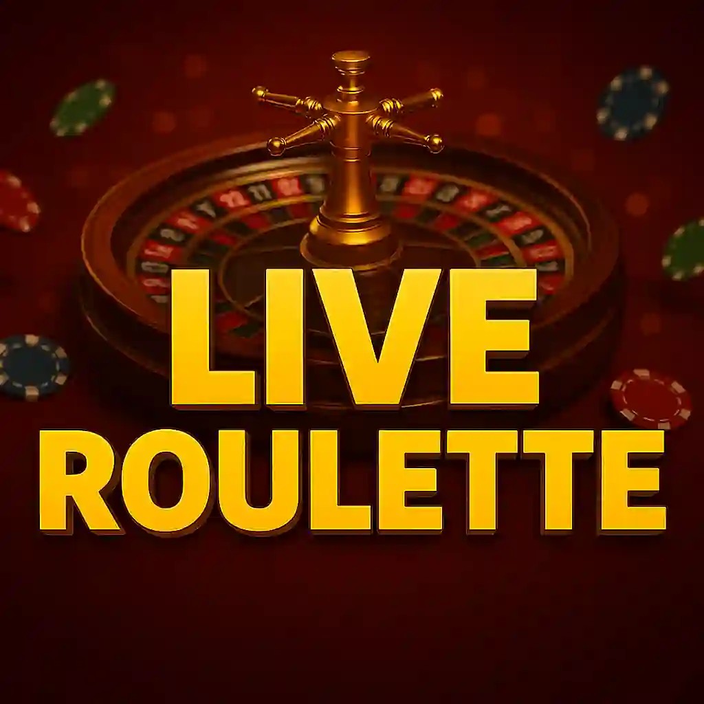 Live Roulette logo – Live Casino by Evolution at Pelikaani Casino