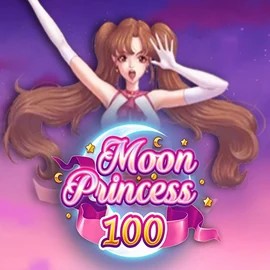 Slots logo of Moon Princess 100 from Play'n GO at Pelikaani Casino