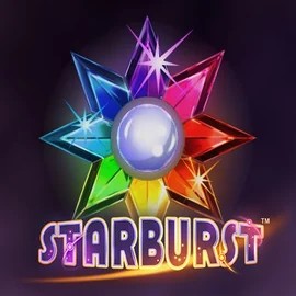 Starburst logo – Slots by NetEnt at Pelikaani Casino