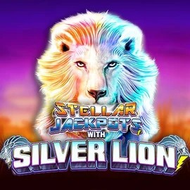 Stellar Jackpots with Silver Lion logo by Lightning Box Game Pelikaani Casino